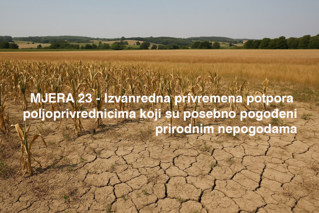 Javni poziv za provedbu Programa dodjele potpore male vrijednosti poljoprivrednicima 