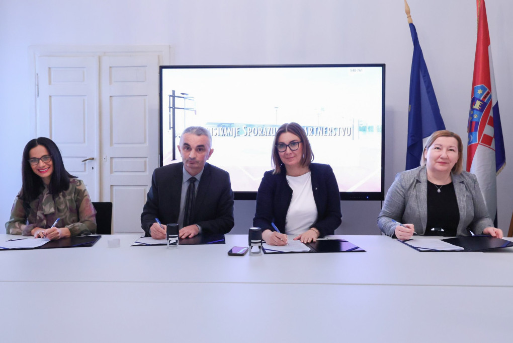 SPORAZUM O PARTNERSTVU Zajedništvom Grada Požege i Požeške županije - Kemfpova škola i Gimnazija dobivaju veliku sportsku dvoranu  