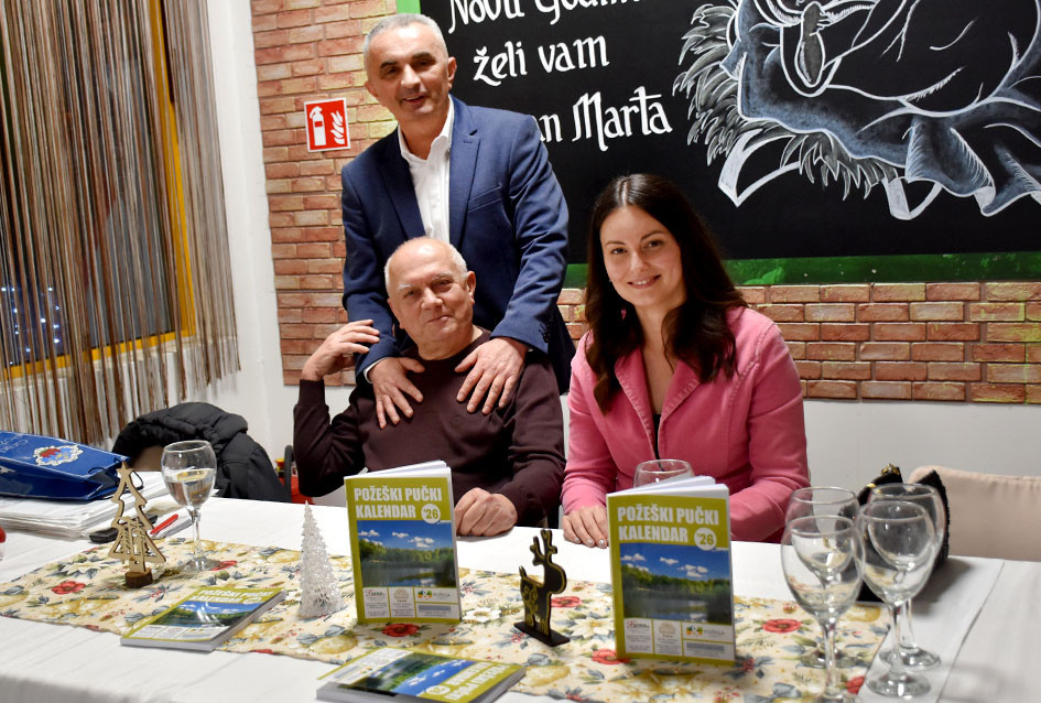 POŽEŠKI PUČKI KALENDAR Predstavljeno 34. izdanje publikacije koja najvažnije događaje, značajne ljude i život Požeštine čuva od zaborava