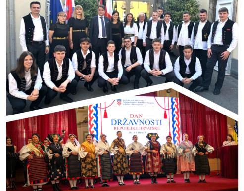UZ DAN DRŽAVNOSTI RH Požeški folkloraši u Sarajevu, a požeški tamburaši u Düsseldorfu