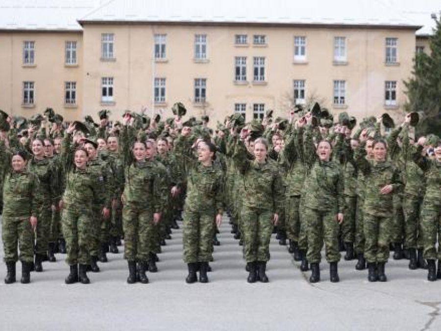 DOMOVINI VJERNI U Požegi prisegnuo prvi naraštaj ročnika nakon ponovnog uvođenja obveznog vojnog roka