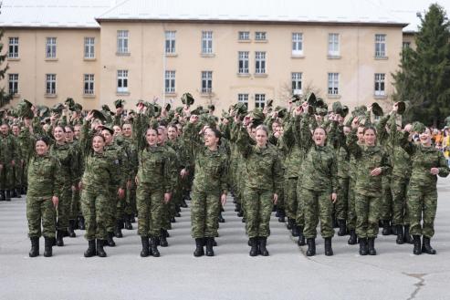 DOMOVINI VJERNI U Požegi prisegnuo prvi naraštaj ročnika nakon ponovnog uvođenja obveznog vojnog roka