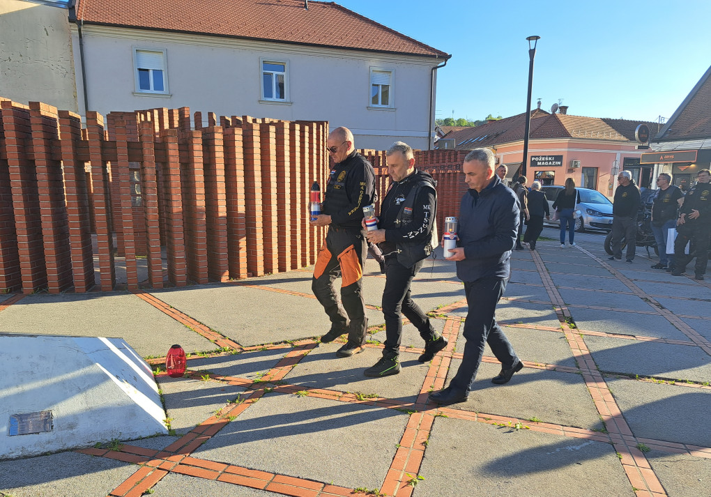 35 KRUNICA ZA 35 GODINA Moto-karavana u Požegi - počast braniteljima i poruka zajedništva