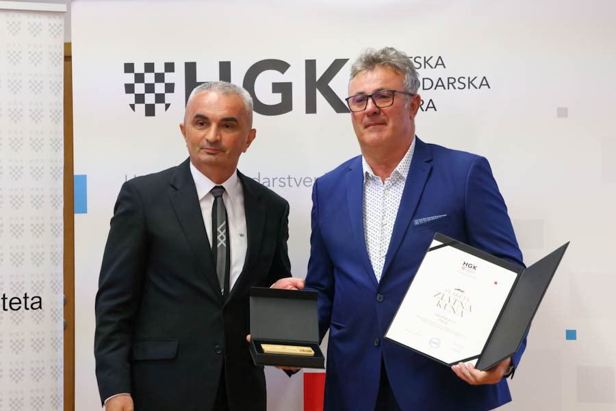 GOSPODARSKA KOMORA Lipik Glas, Usluga i Opto Connect dobitnici Zlatne kune za poslovanje u 2025. godini