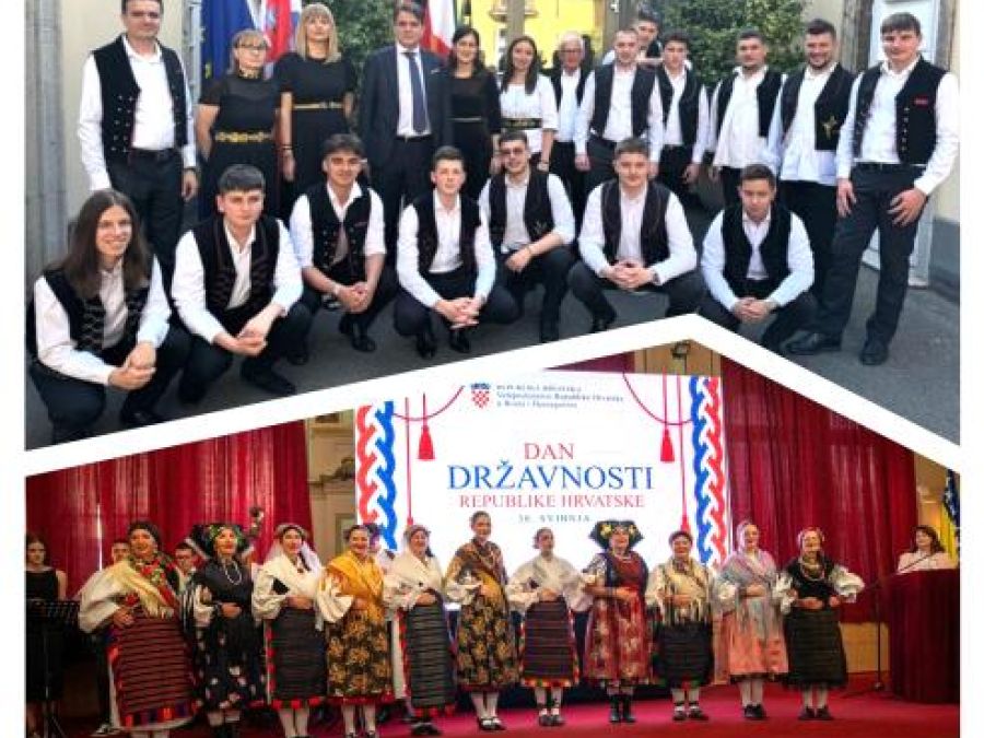 UZ DAN DRŽAVNOSTI RH Požeški folkloraši u Sarajevu, a požeški tamburaši u Düsseldorfu
