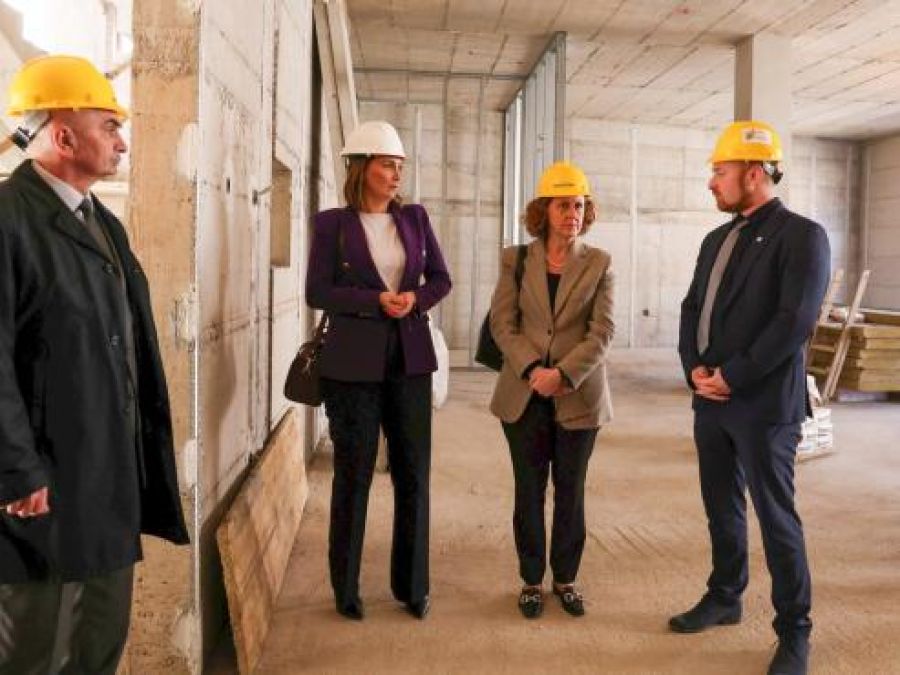 MINISTARSTVO KULTURE Ministrica Obuljen Koržinek obišla gradilište zgrade Državnog arhiva u Požegi
